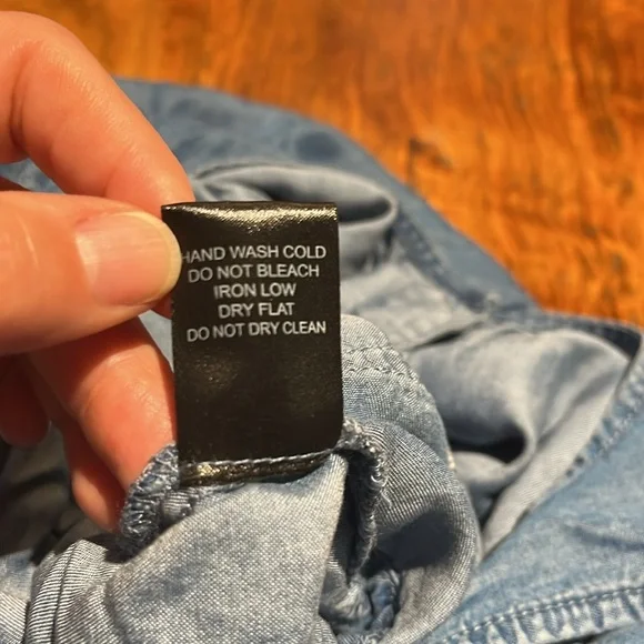 Size M - Blashe Tencel Denim Romper - Picture 5 of 5